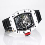 Richard Mille RM35-01 RAFA NTPT Karbon Beyaz Kasa Siyah Kauçuk Kayış BBRF ETA