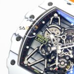 Richard Mille RM35-01 RAFA NTPT Karbon Kasa Dokuma Velcro Kayış BBRF ETA