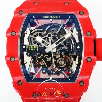 Richard Mille Rafael Nadal RM35-02 Full Red RAFA Tourbillon Karbon Kasa ZF ETA
