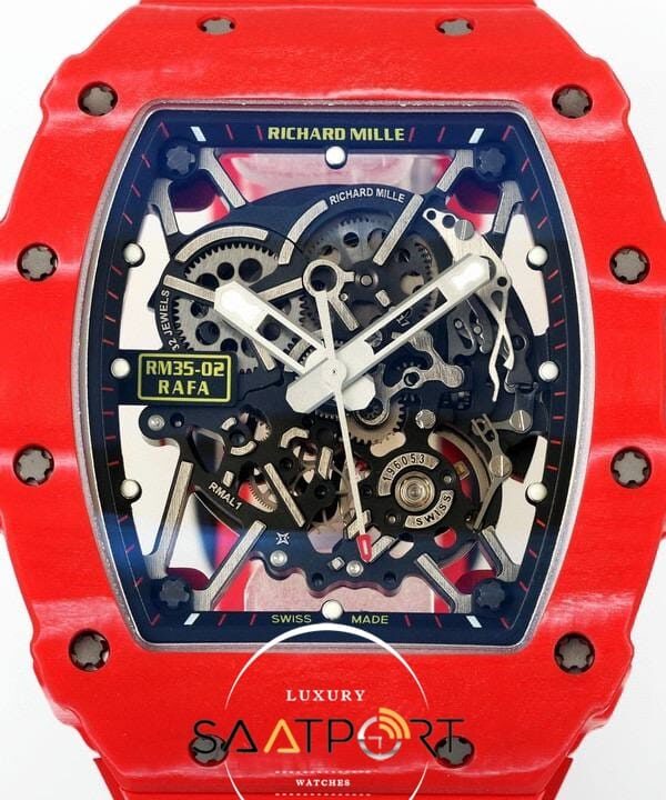 Richard Mille Rafael Nadal RM35-02 Full Red RAFA Tourbillon Karbon Kasa ZF ETA