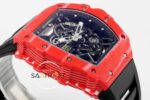 Richard Mille Rafael Nadal RM35-02 RAFA Tourbillon Kırmızı Karbon Kasa ZF ETA