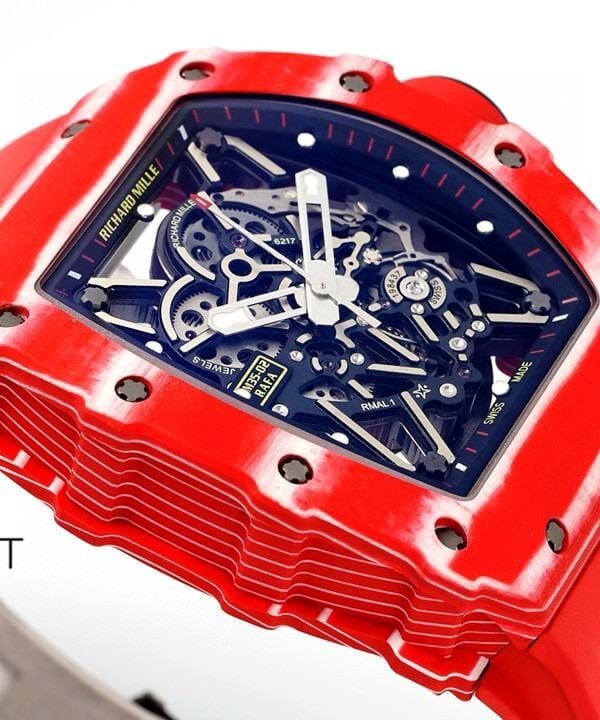 Richard Mille Rafael Nadal RM35-02 Tourbillon Kırmızı Karbon ZF ETA