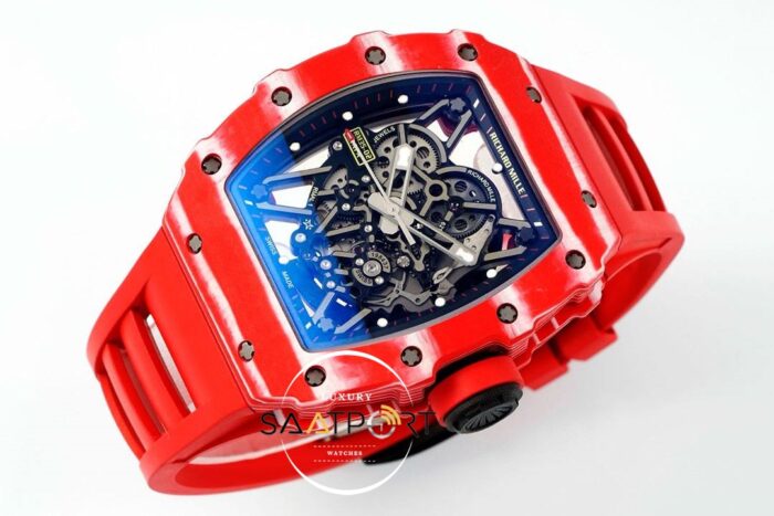 Richard Mille Rafael Nadal RM35-02 Tourbillon Kırmızı Karbon ZF ETA