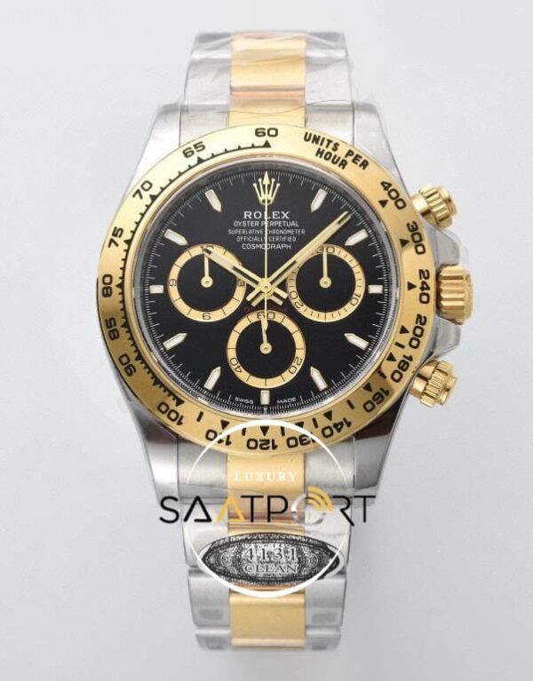 Rolex Daytona 126503 Cosmograph Oystersteel 40mm Siyah Kadran Clean 4131 ETA