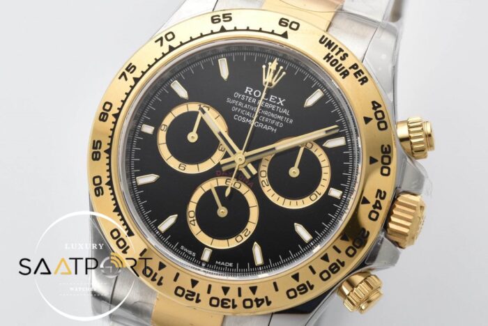 Rolex Daytona 126503 Cosmograph Oystersteel 40mm Siyah Kadran Clean 4131 ETA