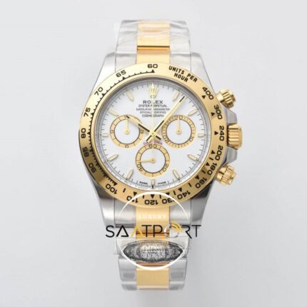 Rolex Daytona 126503 Two Tone 40mm Beyaz Kadran Clean 4131 ETA