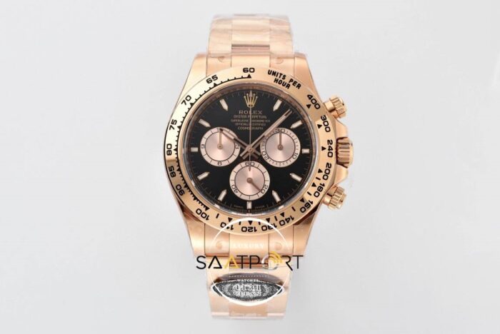 Rolex Daytona 126505 Everose 40mm Black Dial Clean 4131 ETA