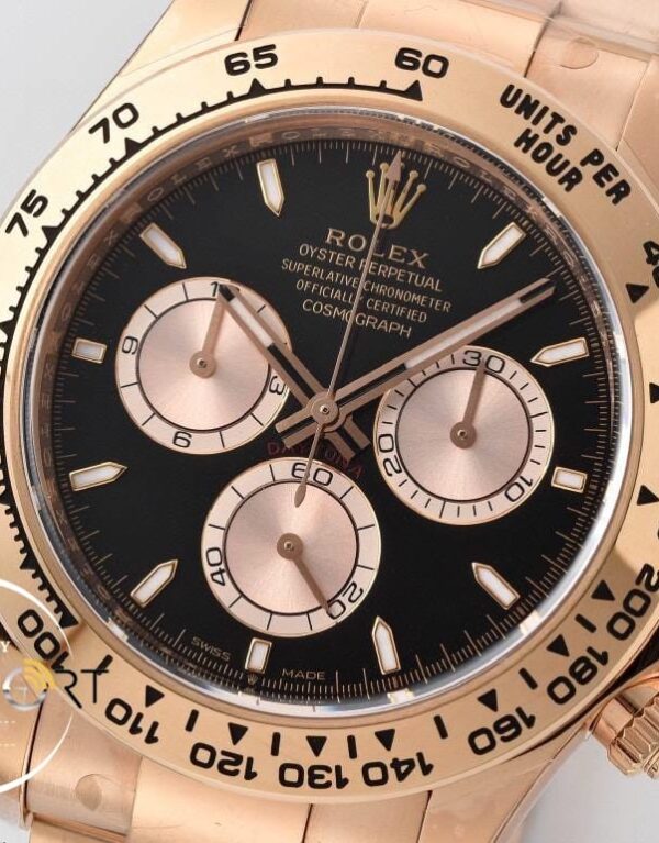 Rolex Daytona 126505 Everose 40mm Black Dial Clean 4131 ETA