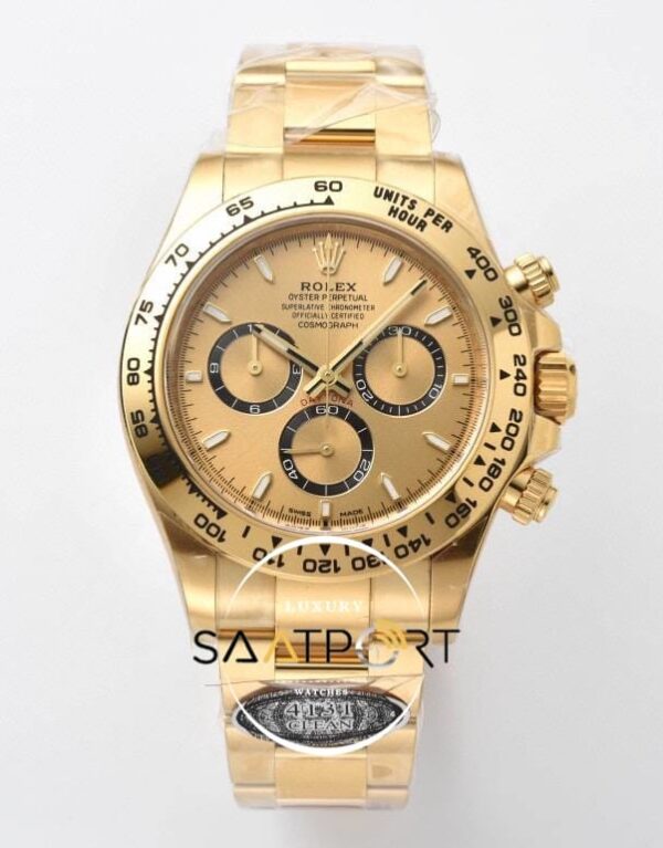 Rolex Daytona 126508 Cosmograph 40mm Full Gold Kadran Clean 4131 ETA