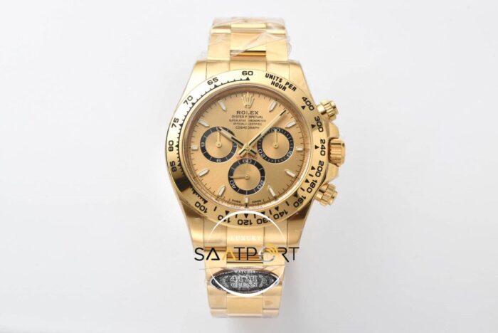 Rolex Daytona 126508 Cosmograph 40mm Full Gold Kadran Clean 4131 ETA