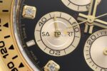 Rolex Daytona 126508 Cosmograph Taşlı Gold 40mm Siyah Kadran Clean 4131 ETA