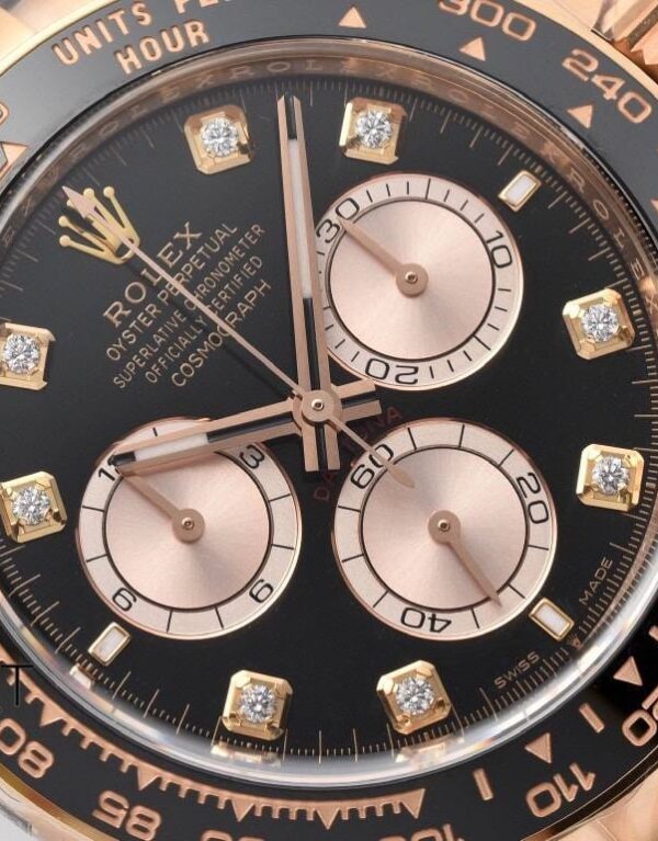 Rolex Daytona 126515LN Seramik 40mm Baget Siyah Kadran Kauçuk Everose Clean 4131 ETA