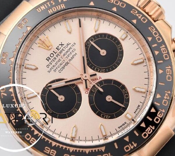 Rolex Daytona 126515LN Seramik Bezel 40mm Rose Kadran Kauçuk Everose Clean 4131 ETA