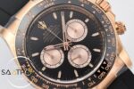 Rolex Daytona 126515LN Seramik Bezel 40mm Siyah Kadran Kauçuk Everose Clean 4131 ETA