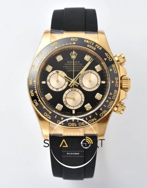 Rolex Daytona 126518LN Baget Cosmograph 40mm Siyah Kadran Kauçuk Clean 4131 ETA