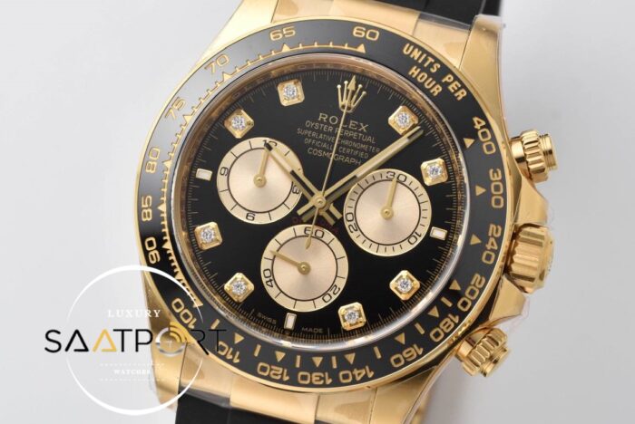 Rolex Daytona 126518LN Baget Cosmograph 40mm Siyah Kadran Kauçuk Clean 4131 ETA