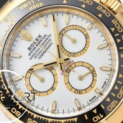 Rolex Daytona 126518LN Cosmograph 40mm Beyaz Kadran Kauçuk Clean 4131 ETA