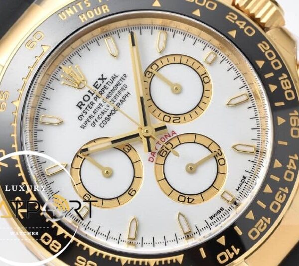 Rolex Daytona 126518LN Cosmograph 40mm Beyaz Kadran Kauçuk Clean 4131 ETA