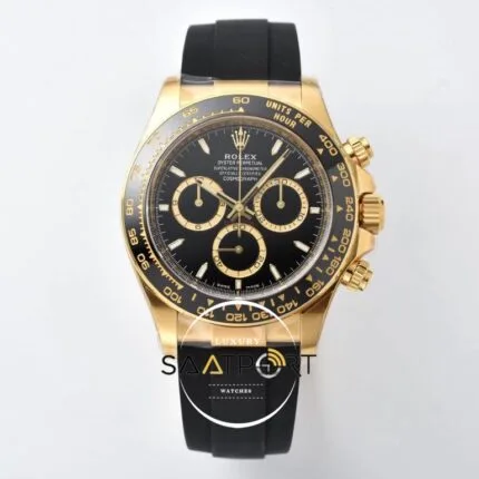 Rolex Daytona 126518LN Seramik Bezel 40mm Siyah Kadran Kauçuk Clean 4131 ETA