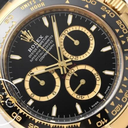 Rolex Daytona 126518LN Seramik Bezel 40mm Siyah Kadran Kauçuk Clean 4131 ETA