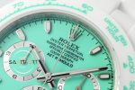 Rolex Daytona 4130 Full Beyaz Seramik Chronograph Yeşil Kadran 40mm Super Clone ETA