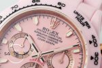 Rolex Daytona 4130 Full Pink Ceramic Chronograph Pink Dial 40mm Super Clone ETA