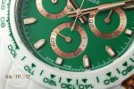 Rolex Daytona 4130 Full Seramik Chronograph Yeşil Kadran 40mm Super Clone ETA