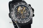 Rolex Daytona Carbon Fiber 40mm DiW Skeleton Dial Gold 4130 ETA