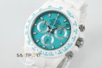 Rolex Daytona Seramik AET Remould 4130 Turkuaz Kadran Chronograph 40mm Super Clone ETA