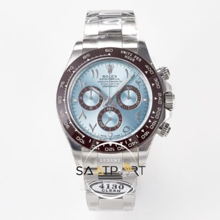 Rolex Daytona 116506 Ice Blue Arabic Dial Clean Factory Oyster 4130 V2 ETA