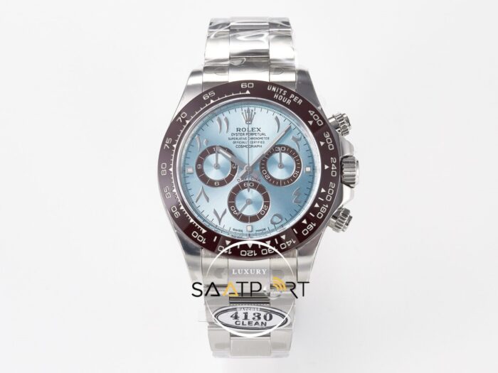 Rolex Daytona 116506 Ice Blue Arabic Dial Clean Factory Oyster 4130 V2 ETA