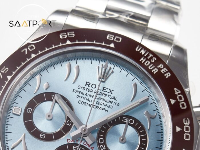 Rolex Daytona 116506 Ice Blue Arabic Dial Clean Factory Oyster 4130 V2 ETA