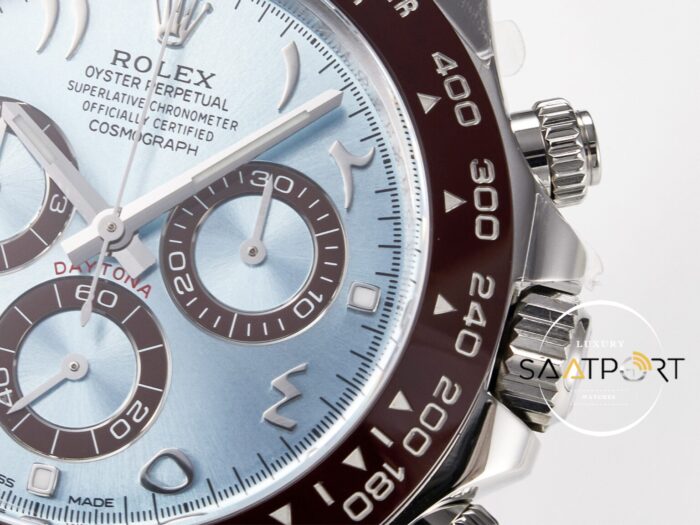 Rolex Daytona 116506 Ice Blue Arabic Dial Clean Factory Oyster 4130 V2 ETA