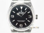 Rolex Explorer 36 904L Çelik 124270 Siyah Kadran Oyster Kordon 3230 ETA