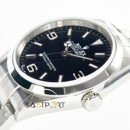 Rolex Explorer 36 904L Çelik 124270 Siyah Kadran Oyster Kordon 3230 ETA