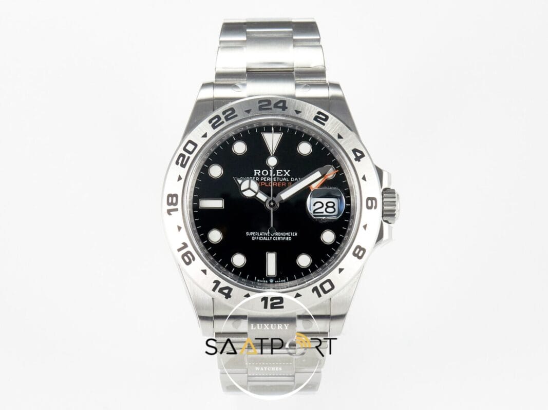Rolex Explorer II 42mm 226570 Clean Factory 904L Oyster Siyah Kadran 3285 ETA