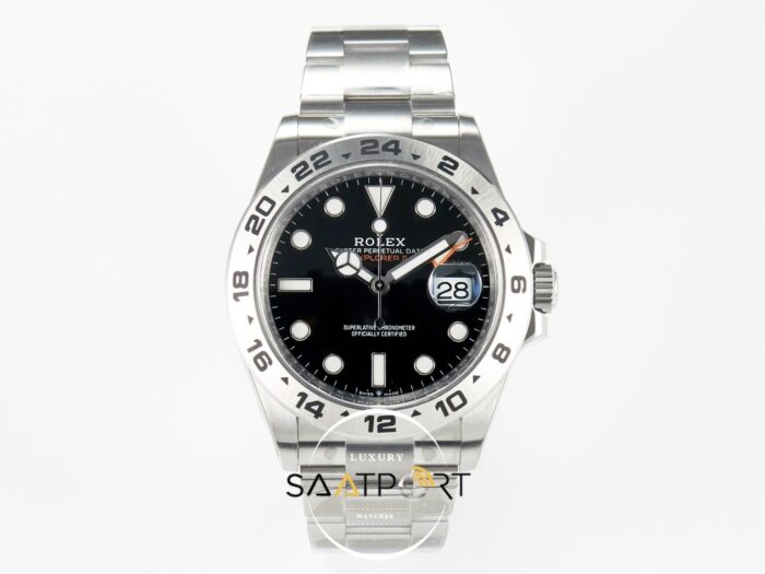 Rolex Explorer II 42mm 226570 Clean Factory 904L Oyster Siyah Kadran 3285 ETA