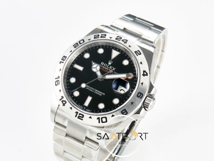 Rolex Explorer II 42mm 226570 Clean Factory 904L Oyster Siyah Kadran 3285 ETA