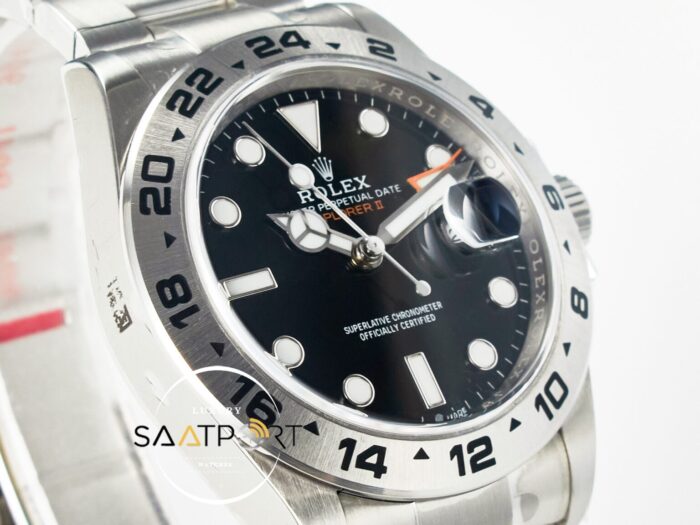 Rolex Explorer II 42mm 226570 Clean Factory 904L Oyster Siyah Kadran 3285 ETA