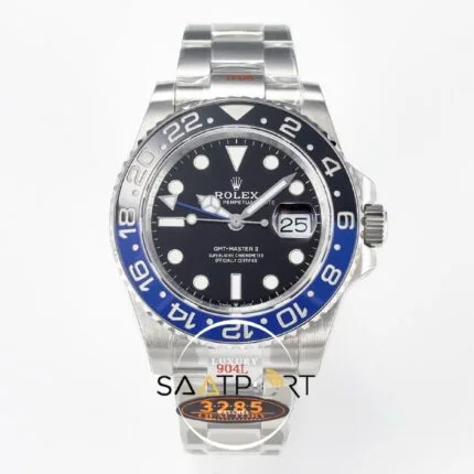Rolex GMT-Master II 40mm Batman 126710 BLNR Mavi Siyah Seramik Bezel QF Oyster 3285 ETA