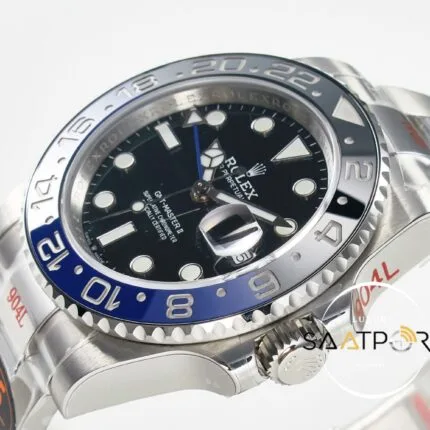 Rolex GMT-Master II 40mm Batman 126710 BLNR Mavi Siyah Seramik Bezel QF Oyster 3285 ETA