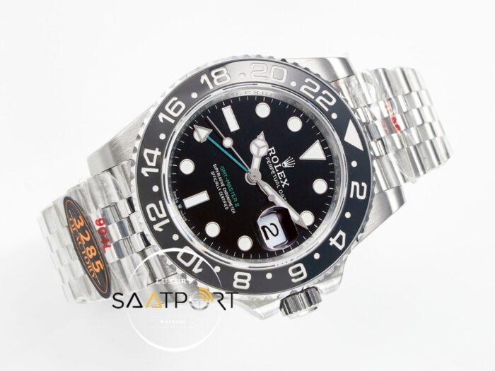 Rolex GMT-Master II 40mm QF 126710 GRNR Siyah Gri Seramik Bezel Jubile 3285 ETA