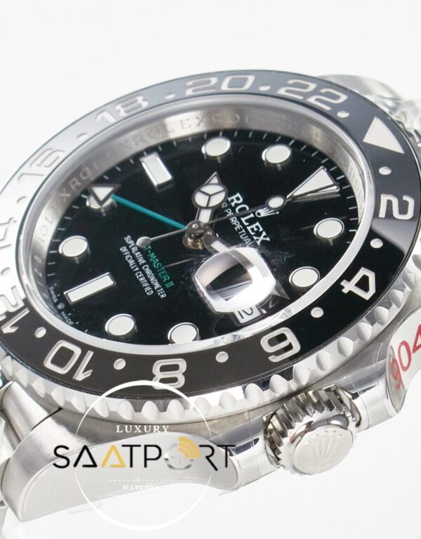Rolex GMT-Master II 40mm QF 126710 GRNR Siyah Gri Seramik Bezel Jubile 3285 ETA