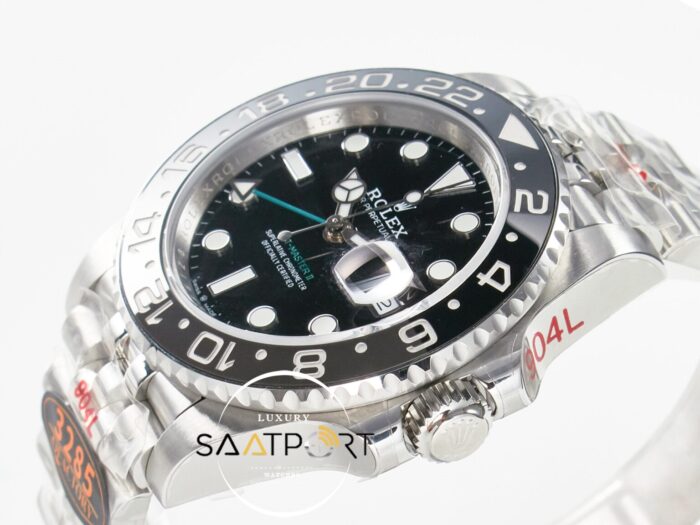 Rolex GMT-Master II 40mm QF 126710 GRNR Siyah Gri Seramik Bezel Jubile 3285 ETA