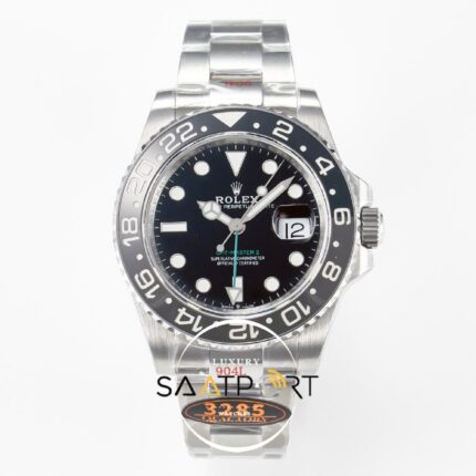 Rolex GMT-Master II 40mm QF 126710 GRNR Siyah Gri Seramik Bezel Oyster 3285 ETA