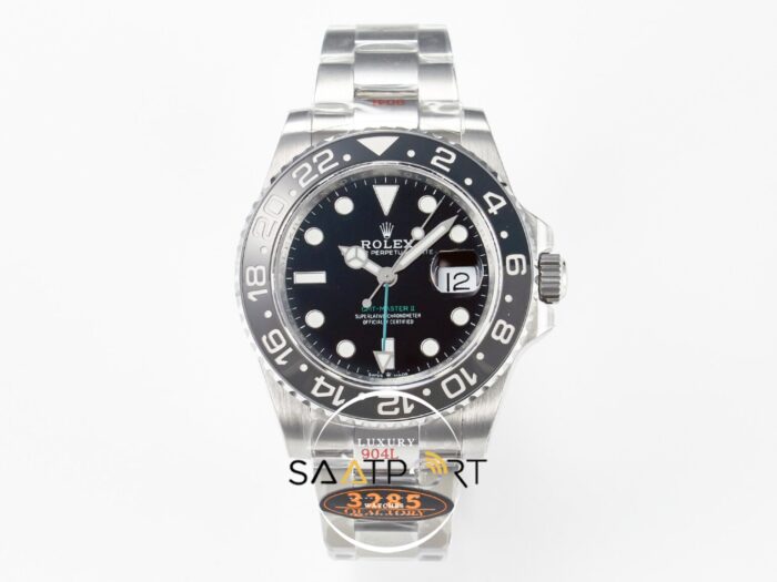 Rolex GMT-Master II 40mm QF 126710 GRNR Siyah Gri Seramik Bezel Oyster 3285 ETA