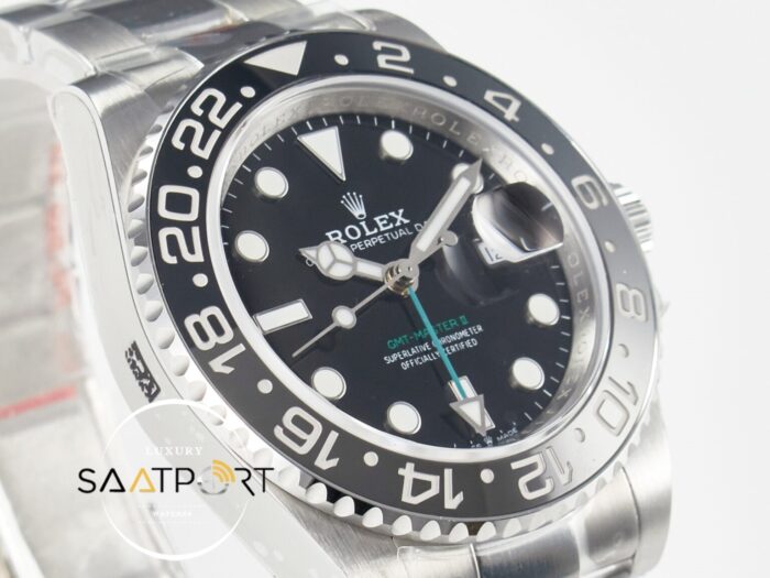 Rolex GMT-Master II 40mm QF 126710 GRNR Siyah Gri Seramik Bezel Oyster 3285 ETA