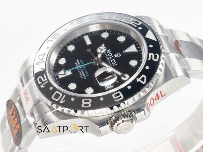 Rolex GMT-Master II 40mm QF 126710 GRNR Siyah Gri Seramik Bezel Oyster 3285 ETA