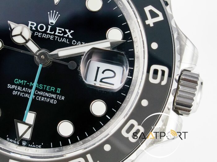 Rolex GMT-Master II 40mm QF 126710 GRNR Siyah Gri Seramik Bezel Oyster 3285 ETA