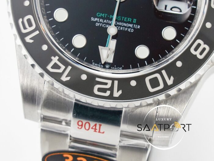 Rolex GMT-Master II 40mm QF 126710 GRNR Siyah Gri Seramik Bezel Oyster 3285 ETA